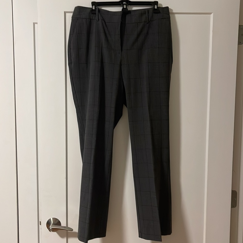 Plaid dress pant